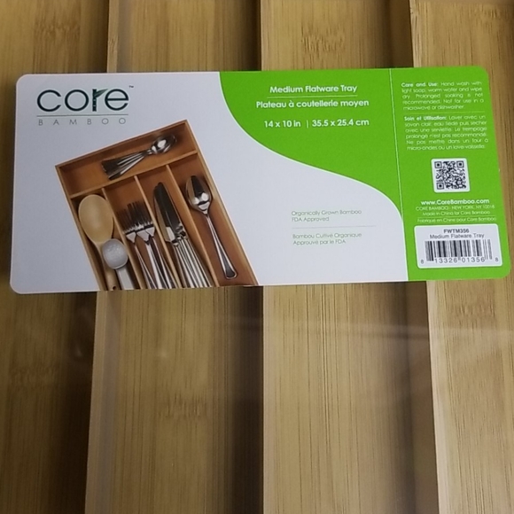 Bamboo Flatware Tray - Picture 2 of 5